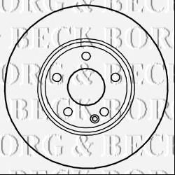 BORG & BECK bbd5268 -  Тормозной диск